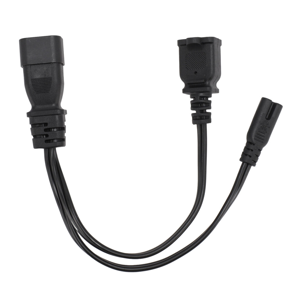 Iec320 C14 To C7 Y Power Cord 0.32M 10A 250V For Laptop, Printer 7901386551649