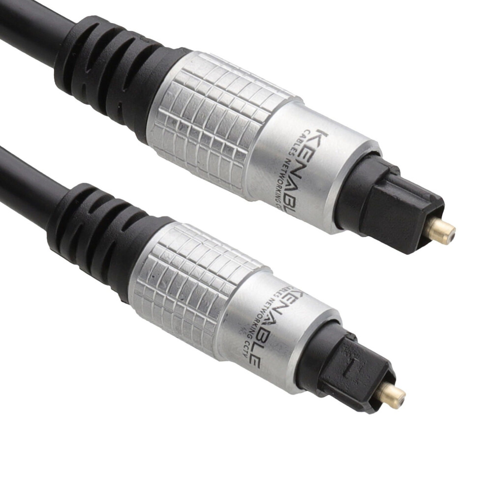 Kenable Pure Tos Link Toslink Optical Digital Audio Cable Hq 6Mm Lead 1.5M