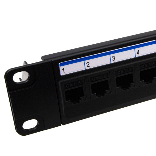 kenable 24 Port RJ45 CAT6 Gigabit Ethernet Pass Through Keystone Coupler 19 Patch Panel 2
