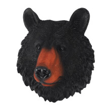 Resin 3D Animal Head Sculpture Wildlife Wall Decor for Living Room Bedroom
