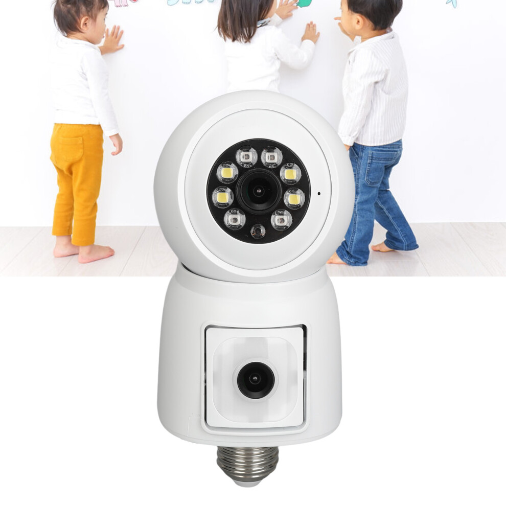 Outdoor 3Mp Wifi Light Bulb Camera With Color Night Vision, Motion Alarm 5011386553931
