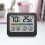 Large Screen Digital Thermo-Hygrometer - Black, 3.0" LCD Display 2