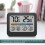 Large Screen Digital Thermo-Hygrometer - Black, 3.0" LCD Display 7