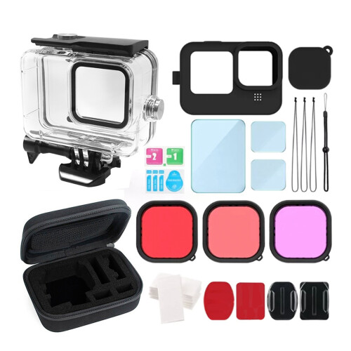 Waterproof 45m Cam Case 9/10, 8.5x9.2x4.5cm Black 2