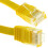 kenable FLAT CAT6 Ethernet LAN Patch Cable Low Profile GIGABIT RJ45 15m YELLOW 1