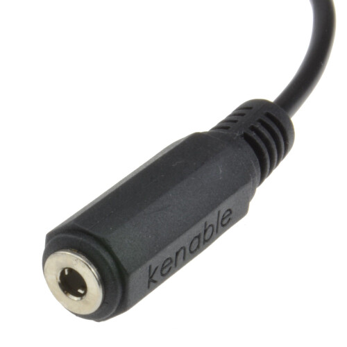 kenable 4 Pole TRRS 3 Band 3.5mm Jack Plug to 3.5mm Socket Extension Cable 5m 1