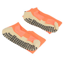 Fußballsocken mit verstärktem Griff, Sportsocken orange, Schlauch 44 cm