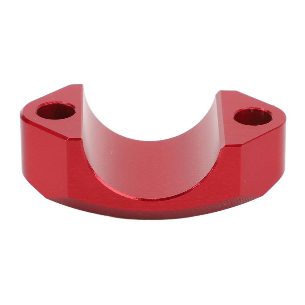 Cnc Aluminum Motorcycle Handlebar Riser Clamp 22.2Cm Red 7891386556693