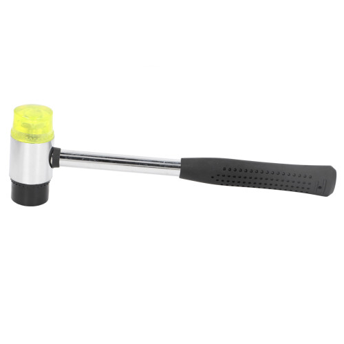 Double-Head Rubber Hammer for Tile Installation, Durable Alloy Steel Handle 2
