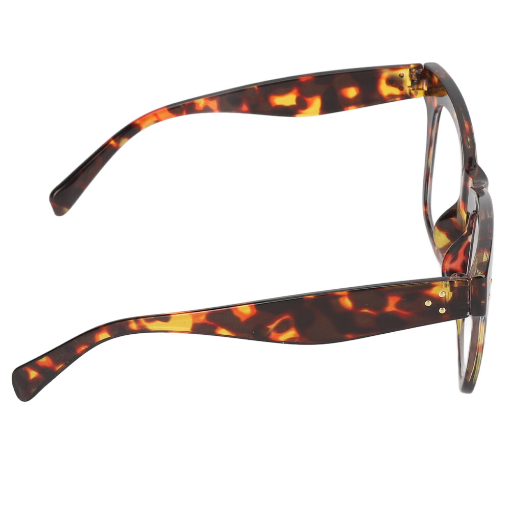Blue Ray Blocking Reading Glasses +150 Brown Resin Flexible Hinge PC Gaming