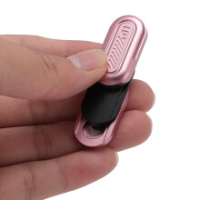 Mini Metall Haptischer Druckschieber 3-Schicht-Kapsel in Pink 3,3x1,5x1,2 cm