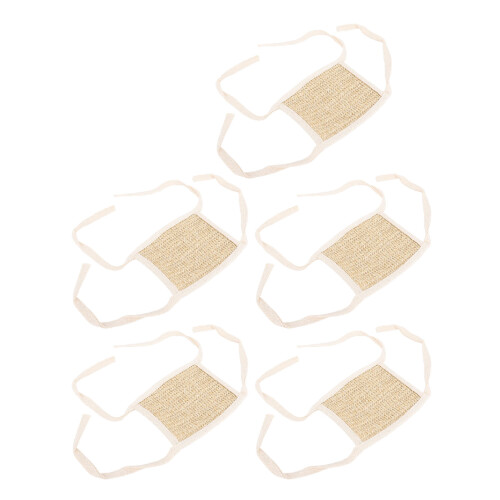5Pcs Lizard Hammock Bed Space Saving Straw Braid for Sugar Glider Hamster 1