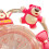Cartoon Alarm Clock Pink Bear Kids Clock 1xAA 7