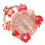 Cartoon Alarm Clock Pink Bear Kids Clock 1xAA 10