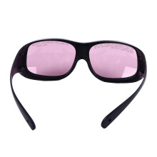 808nm OD5 Violette Kosmetik-Sicherheitsbrille TR90 Schwarz/Pink Gläser
