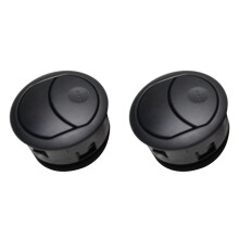2X 96602410 New Automobile Part Black Grey Dashboard Air Conditioning Vent for Lova Aveo 1.4