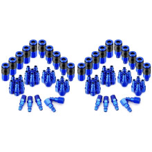 70 Pieces Air Hose Fittings 1/4inch NPT Aluminum Air Coupler and Plug Kit Air Tool Fittings Heavy Duty Air Fittings