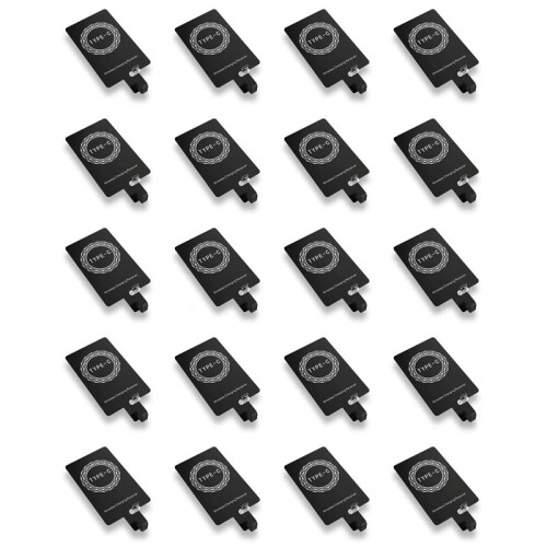 20X Type-C Wireless Charging Receiver Type C Fast Wireless Charger Adapter for