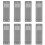 24PCS Shipping Container Air Vent Kit Heavy Duty Shipping Container Accessories Flow Ventilation Kit Gray 2