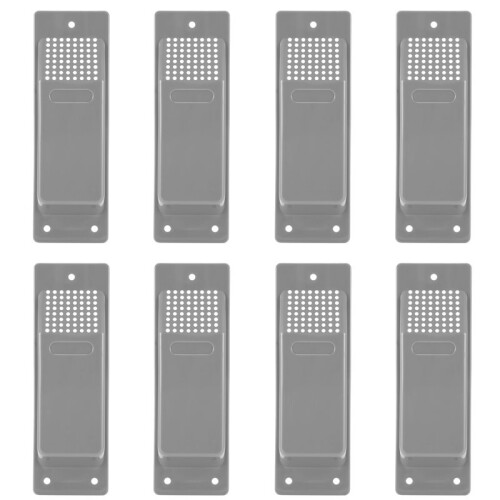 24PCS Shipping Container Air Vent Kit Heavy Duty Shipping Container Accessories Flow Ventilation Kit Gray 1