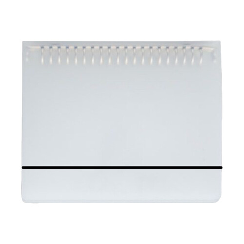 A5 20-Hole LargeCap Binder Cover Transparent White