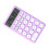 Multifunctional Cartoon Handheld Calculator, Large Display, Purple, Plastic, AAA Battery Powered 1