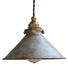 Lampada A Sospensione In Stile Retrò Industriale, Stile Rustico, per Ristorante, Cucina, Studio, Caffetteria, Bancone da Bar, Ferro Battuto e Ruggine