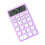 Multifunctional Cartoon Handheld Calculator, Large Display, Purple, Plastic, AAA Battery Powered 6