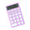Multifunctional Cartoon Handheld Calculator, Large Display, Purple, Plastic, AAA Battery Powered 7