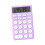 Multifunctional Cartoon Handheld Calculator, Large Display, Purple, Plastic, AAA Battery Powered 8