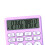 Multifunctional Cartoon Handheld Calculator, Large Display, Purple, Plastic, AAA Battery Powered 9
