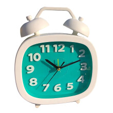 Super Silent Alarm Clock Non Ticking Battery Operated Small Alarm Clock For Heavy Sleepers With Vintage Look Durable Construction Easy To Set Retro
