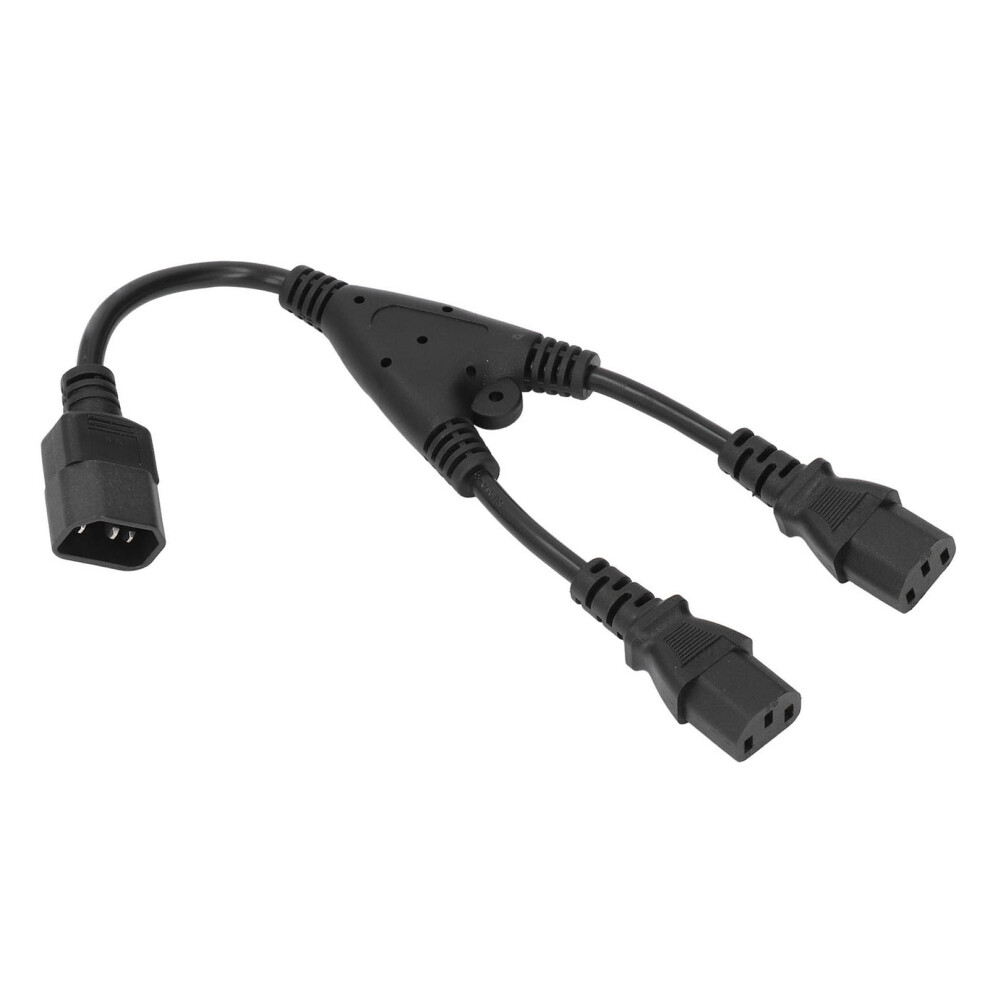 Iec320 C14 To 2X C13 Power Y Splitter Cord 0.3M 10A 250V 9301386560593