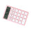 Cartoon Calculator Pink Small Pocket AAA Battery 12