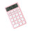 Cartoon Calculator Pink Small Pocket AAA Battery 7