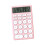 Cartoon Calculator Pink Small Pocket AAA Battery 9