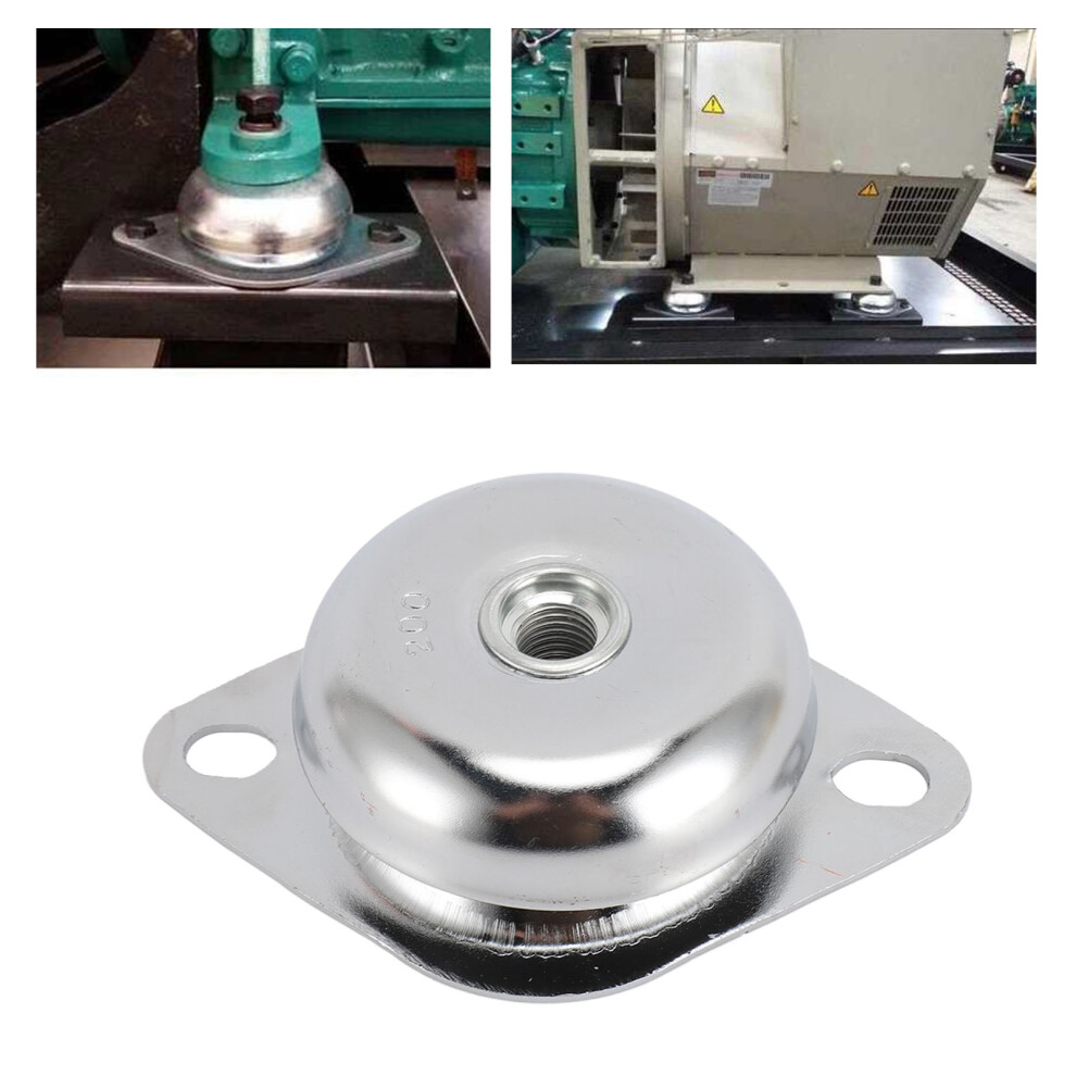 Stainless Steel Rubber Generator Foot Pad M16 Bolt 200Kg Shockproof Durable 4661386560937