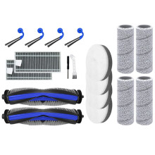 18PCS for Deebot X11 OmniCyclone Robot Vacuum Replacement Main Side Brush Roller Mop Filter Base Station Cotton