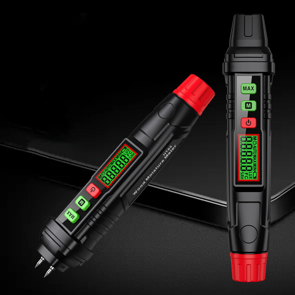 Digital Wood Moisture Meter Pen Type For Firewood & Damp Testing Ht65 4691386561146