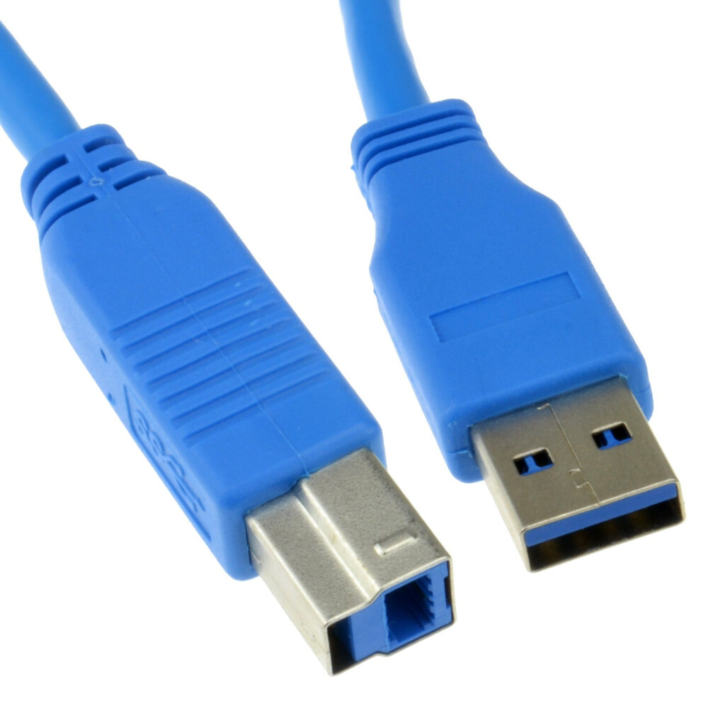 Kenable Usb 3.0 Superspeed Cable Type Plug A To Type B Plug 3M Blue