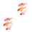 6Pcs Multi PVC Plastic Goldfish Set Realistic Floating Fish Tank Decor 1