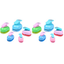 2Sets Assorted Color Scrapbooking Punches Durable DIY Paper Hole Punch