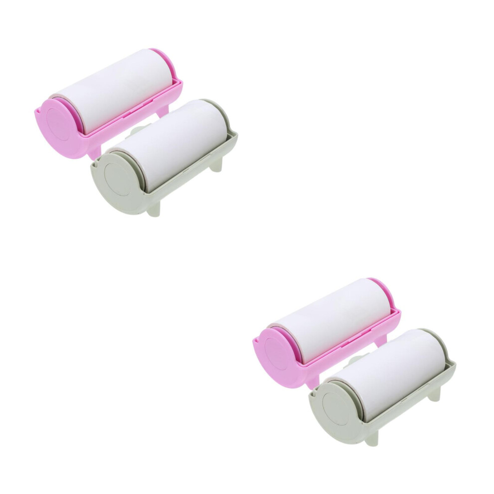 Inoomp 4Pcs Soft Paper Nail Stamper Oil Remover Sheets Portable Manicure Tool