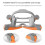 Landing Gear for   5 Pro Drone Foldable  Height Extended Leg Protector B 7