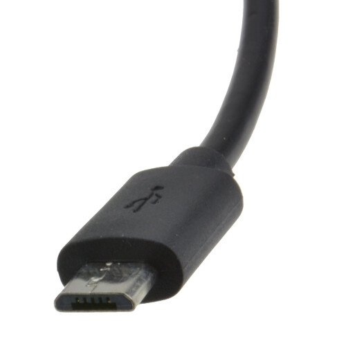kenable USB Type C Male Plug to Micro B Data Sync & Charge Cable Black 1m 1
