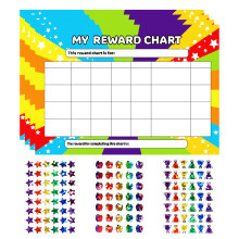 1Ensemble Récompense Enfants Stickers Motivants