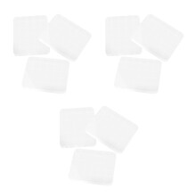 9Pcs Clear Acrylic Stamping Blocks with Grid for Card Making