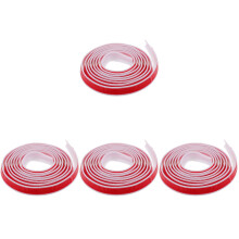 4Rolls White Bathroom Adhesive Caulk Tape for Sealing Gaps and Corners