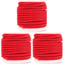 Rotes Bastelseil Knotenseil Für DIY Handwerk Und Geschenkdeko