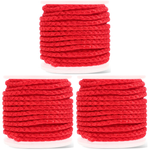 Rotes Bastelseil Knotenseil Für DIY Handwerk Und Geschenkdeko